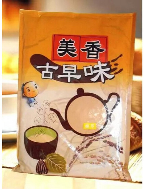 美香健康坊 芝麻麵茶粉(全糖) 古早味濃郁香醇 懷舊點心, 600g, 1個