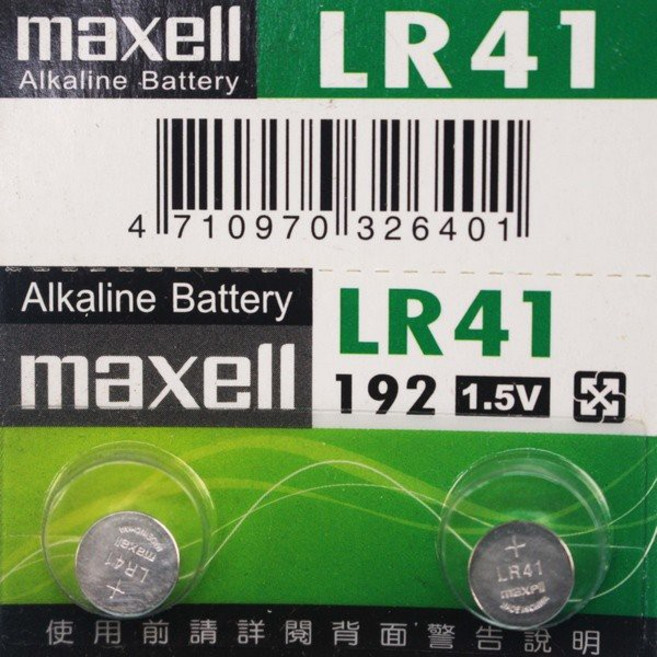 maxell LR41 192 1.5V 鈕扣電池 手錶電池, 2
