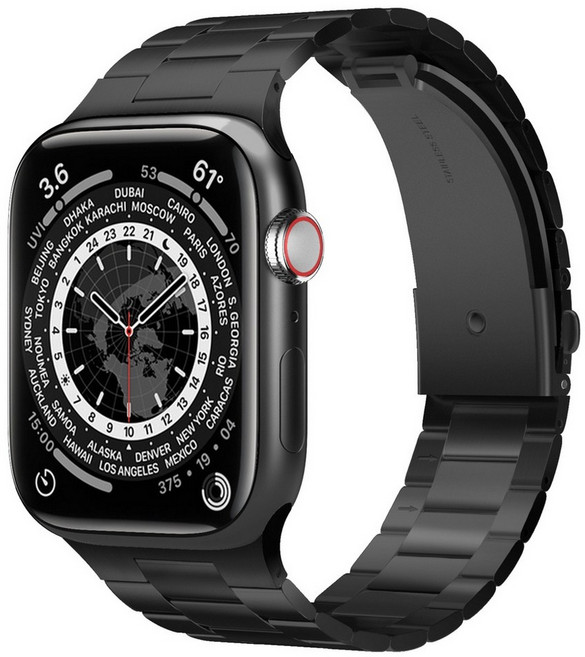 elago Apple Watch 輕薄金屬錶帶, 槍黑色, 1個