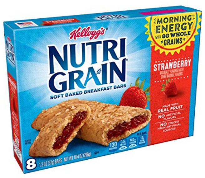 Kellogg's 家樂氏 草莓夾心穀物棒, 1盒, 296g
