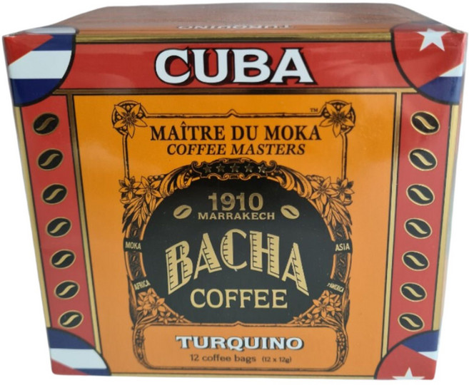 BACHACOFFEE 圖基諾濾掛咖啡禮盒, 1盒, 12包, 12g