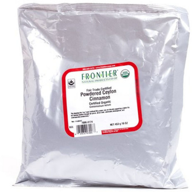 FRONTIER CO-OP 錫蘭肉桂粉, 453g, 1包
