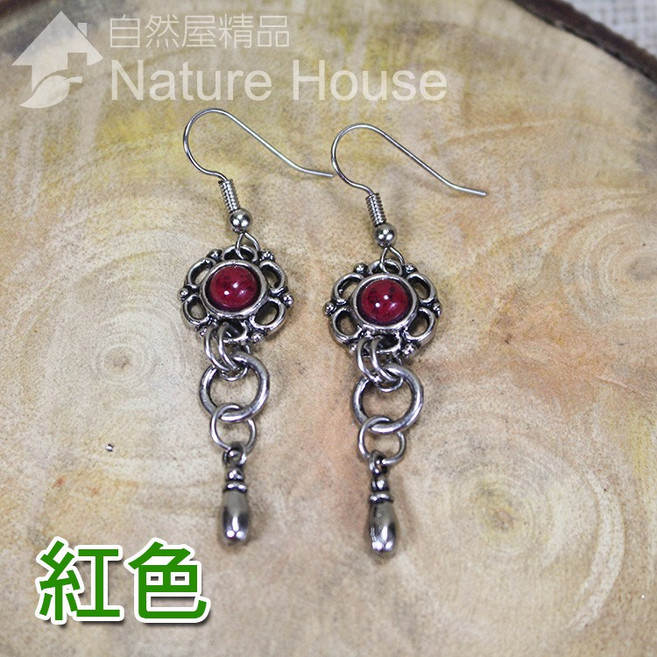 【自然屋精品】古銅古銀耳環 古銅 古銀 耳環 飾品 耳針式 耳飾 耳釘 復古風 earring