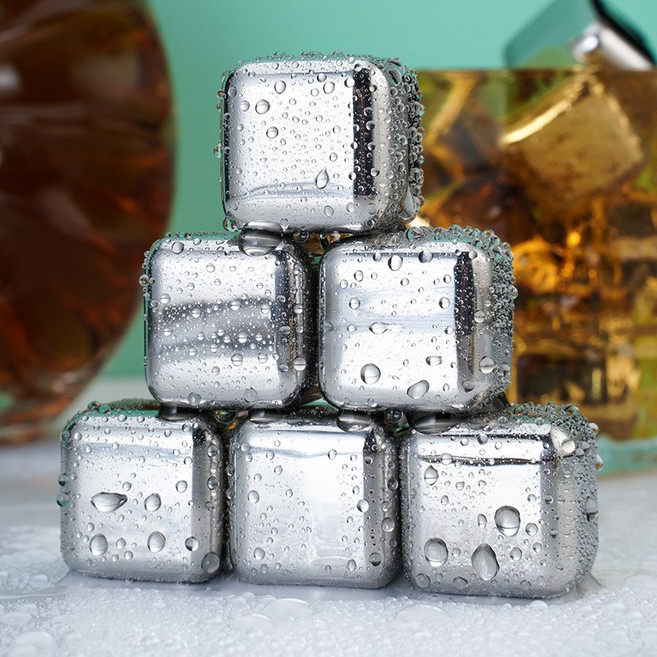不鏽鋼環保冰塊 （威士忌適用）, 5個