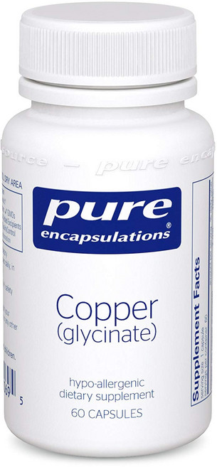 Pure Encapsulations 甘氨酸銅膠囊, 60顆, 1罐
