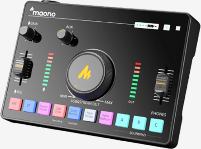 maono 聲卡, 黑色, AMC2 NEO