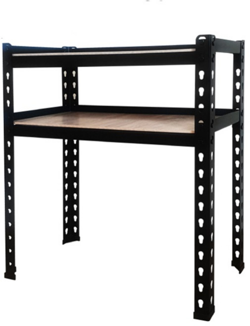 固得家俬 免螺絲角鋼架, 53號角鋼61x25x66高cm, 2 Tiers