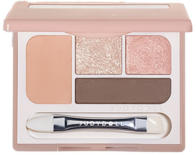 JUDYDOLL橘朵 四色臥蠶盤, 1盒, 杏仁眼