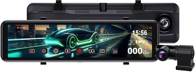 快譯通 ABEE S95A 前4K後2K 行車紀錄器 GPS測速照相提示 WiFi 電子後視鏡, 記憶卡, 256GB