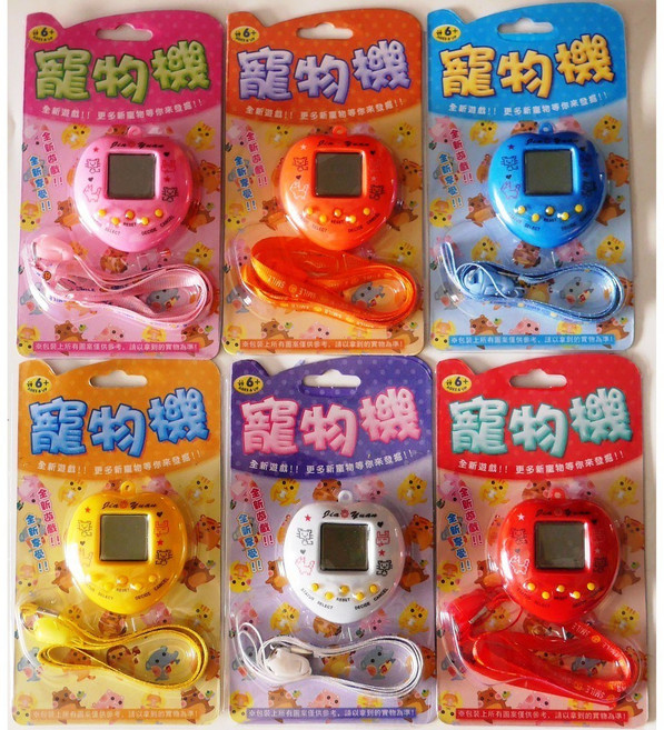 電子寵物機 掌上型電子雞 168合1懷舊遊戲機, 隨機顏色, 1, 單品