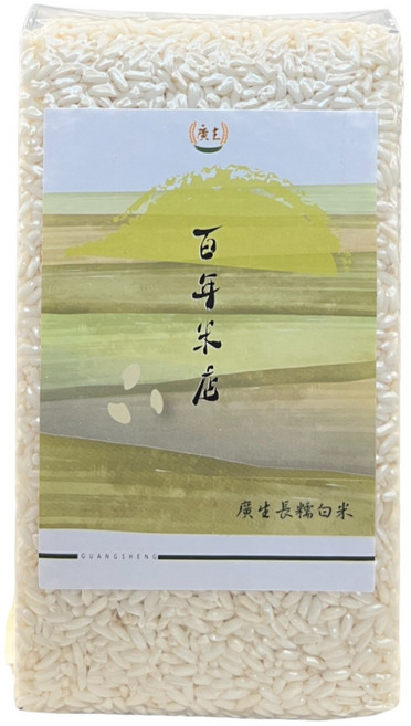 【廣生】臺灣長糯米 百年老店精選 Q彈飽滿, 1kg, 3個
