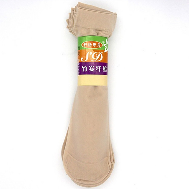 竹炭止滑短絲襪 （10雙）
