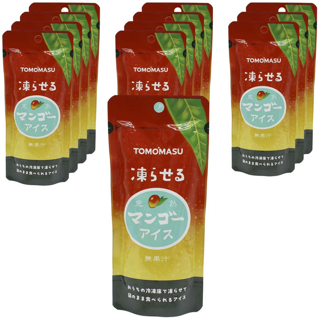 TOMOMASU DRINK 友桝飲料 冷凍芒果冰, 12個, 80g