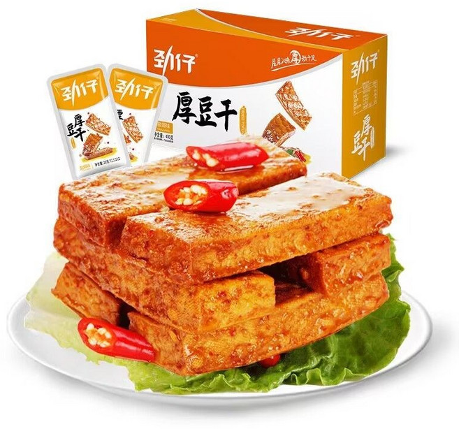 勁仔 厚豆乾, 20g, 1個