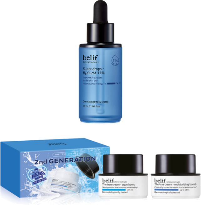 빌리프 슈퍼 드랍스 히알루씨드 11% 앰플, 30ml, 1개 (+빌리프 사은품 증정)