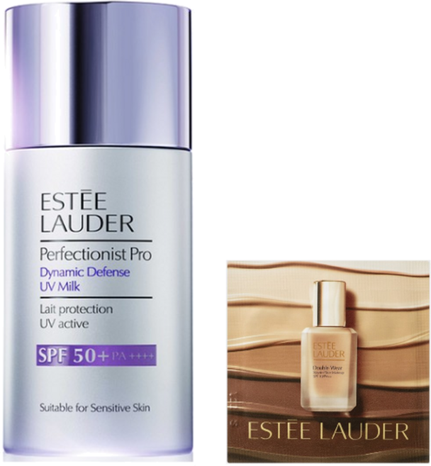 에스티로더 퍼펙셔니스트 프로 다이나믹 디펜스 UV 선밀크 SPF 50+ PA++++, 30ml, 1개 (+R.LUX 파운데이션 패킷 증정)