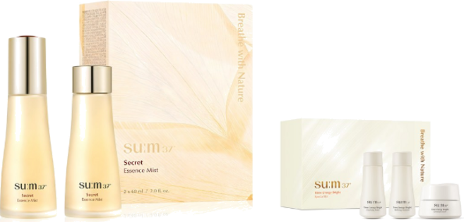 숨37도 시크릿 에센스 미스트 + 리필, 60ml, 2개 (+R.LUX 숨37 사은품 증정)