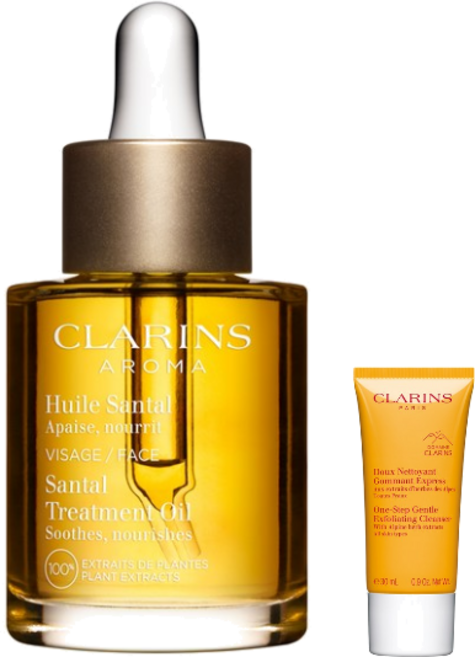 클라랑스 쌍딸 페이스 트리트먼트 오일, 1개, 30ml (+R.LUX 클라랑스 클렌저 추가 증정)