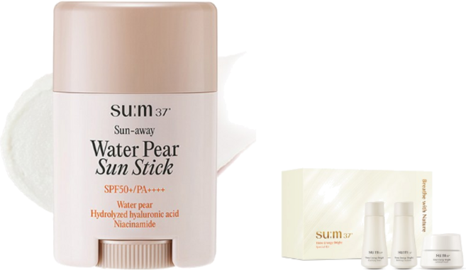 숨37도 선어웨이 워터 페어 쿨링 선스틱 SPF50+ PA++++, 14g, 1개 (+숨37 사은품 증정)