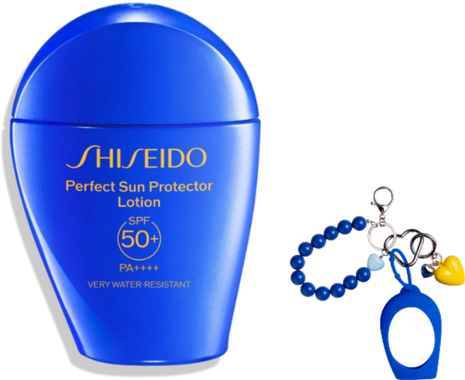 시세이도 파란자차 퍼펙트 선 프로텍터 로션 SPF50+ PA++++, 1개, 50ml (+R.LUX 시세이도 사은품 증정)