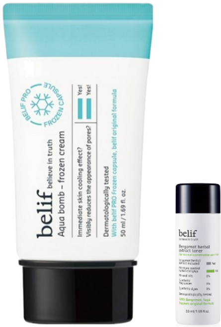 빌리프 아쿠아 밤 프로즌 크림, 1개, 50ml (+빌리프 사은품 증정)