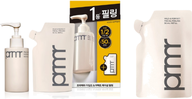 프리메라 마일드 앤 퍼펙트 페이셜 필링 수분팩 100ml +리필 50ml 기획세트, 1세트 (+R.LUX 프리메라 사은품 증정)