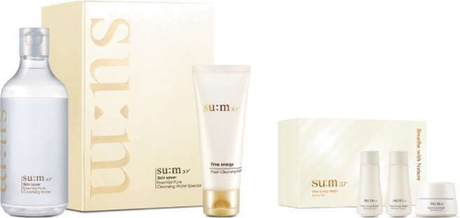 숨37도 스킨세이버 에센셜 퓨어 클렌징 워터 400ml + 클렌징 폼 100ml, 1개 (+R.LUX 숨37 사은품 증정)