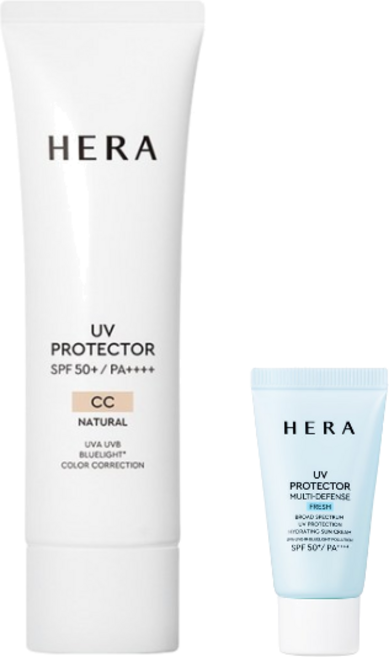 헤라 UV 프로텍터 씨씨 선크림 SPF50+ PA++++, 1개, 50ml (+R.LUX 헤라 사은품 증정)