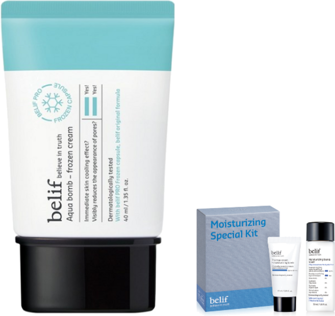 빌리프 아쿠아 밤 프로즌 크림, 1개, 40ml (+빌리프 사은품 증정)