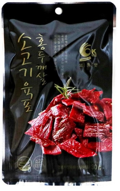 고려식품 소고기육포 홍두깨살 30g 맥주안주 마른안주 혼술안주 제주돈육, 10개