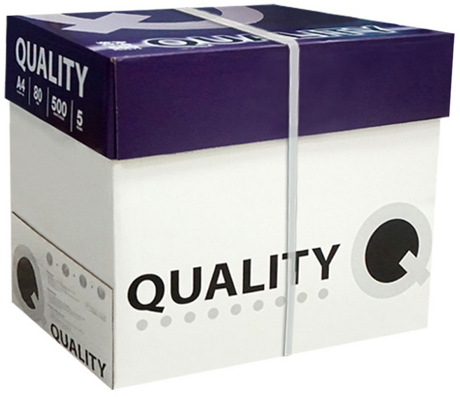 퀄리티 A4 복사용지(A4용지) 80g 2500매, 1box