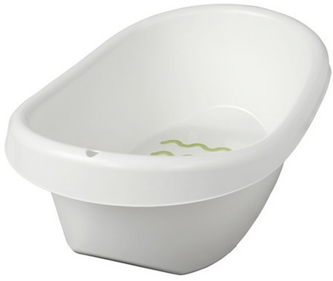 IKEA 이케아 LATTSAM 아기욕조, 화이트 그린