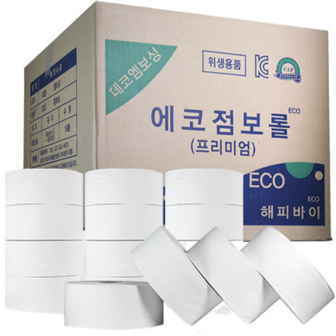 에코프리미엄점보롤 3겹 16롤, 16개입, 1개