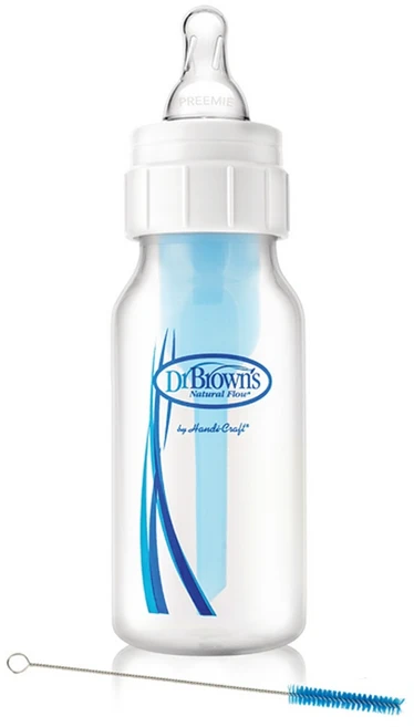 닥터브라운 이른둥이 저체중아 미숙아 조산아 프리미 P단계 120ml 젖병 1P 배앓이 방지, 흰색, 1개 - 쿠팡