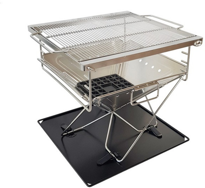 넘버엔 화로대6종세트 캠핑 화로대 숯불 그릴, 1개