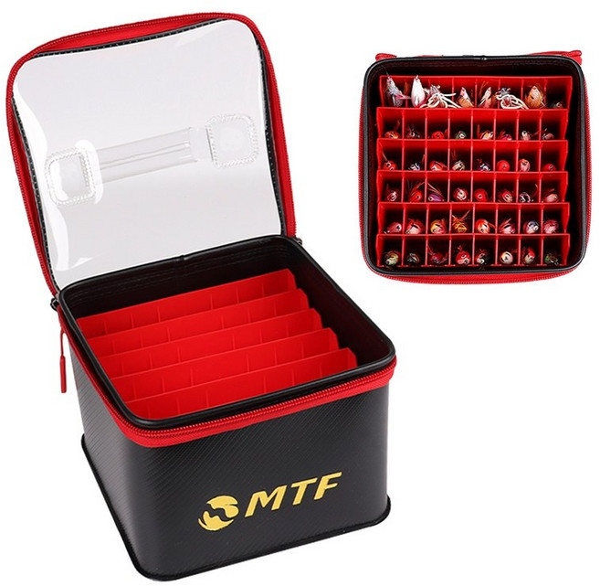 MTF 시그니처 48구 스탠딩 에기 보관함 가방 플라스틱 태클박스 케이스