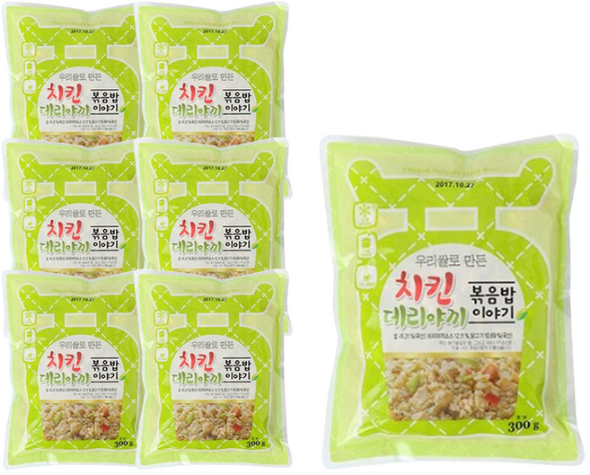 [치타마켓] 한우물 치킨데리야끼볶음밥 300g, 7개