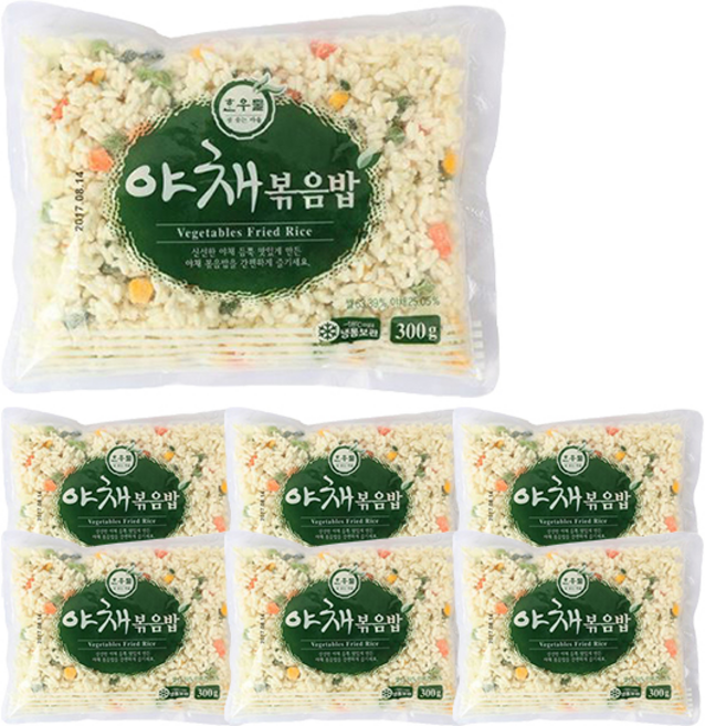 [치타마켓] 한우물 야채볶음밥 300g, 7개