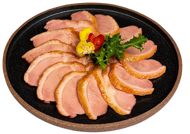 유황먹인 훈제오리 슬라이스 1kg, 1개