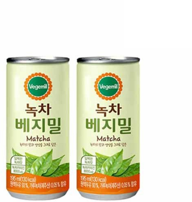 [정식품] 녹차 베지밀 (195mlx60캔), 195ml, 60개