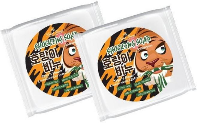 라벨영 호랑이비누, 2개, 100g