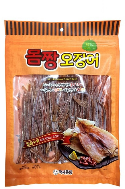 [유정식품] 몸짱 오징어 200g, 2개