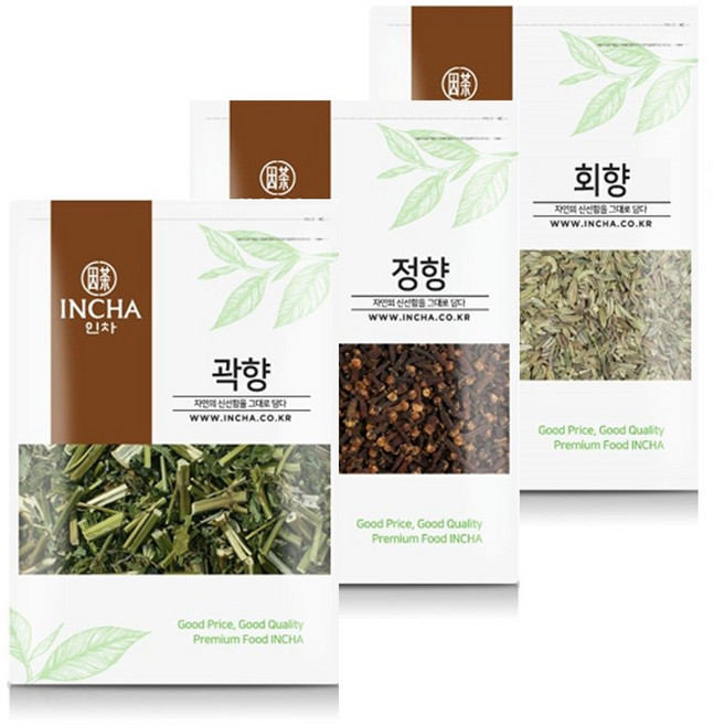 인차 곽향 정향 회향 900g 세트 어진향차, 1세트