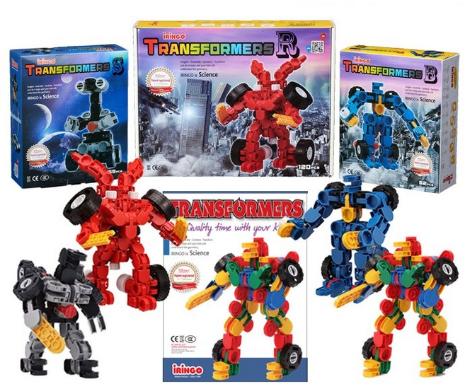 아이링고 트랜스포머 세트 322pcs, 혼합색상, 1개