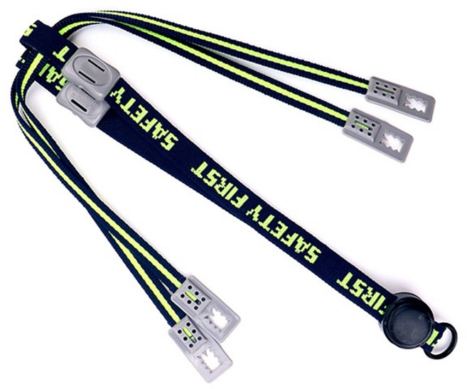 국산 안전모턱끈 곤색 패션턱끈 무재해 푸쉬버튼 땀이안차는 턱끈 형광턱끈, 1개