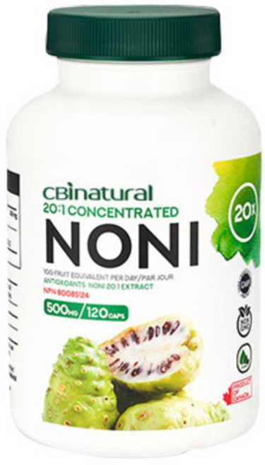 CBI Natural 20배 고농축 노니분말 120야채캡슐 캐나다생산 직발송, 1개, 150정