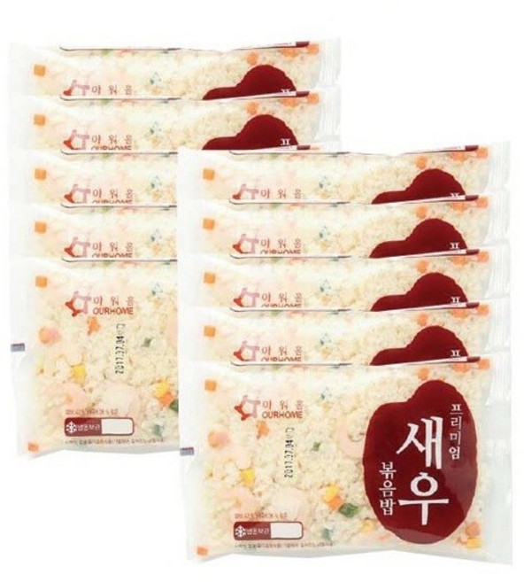 아워홈 프리미엄 새우볶음밥, 300g, 10개