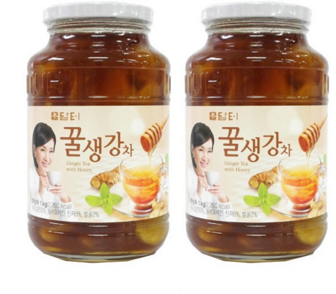 담터 허니루비자몽, 2개입, 필수선택:2. 꿀허니루비자몽1kg+1kg