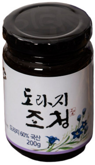 참살이모악골 미세먼지 환절기 기침 심한날 건강지킴이 국내산 도라지쌀로 만든 수제 도라지 조청 200g, 1개