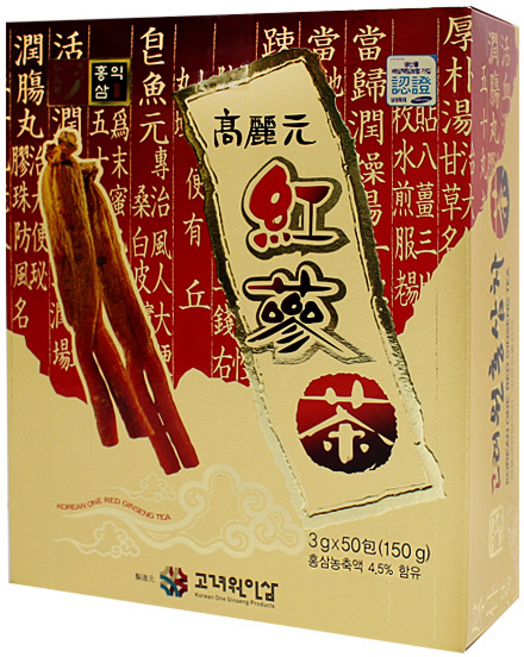 티타임고려 고려원 홍삼차50포, 1개